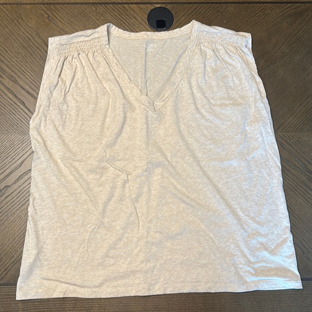 Loft Brand New, No Tags, Tank Top.  Beige, Size XL